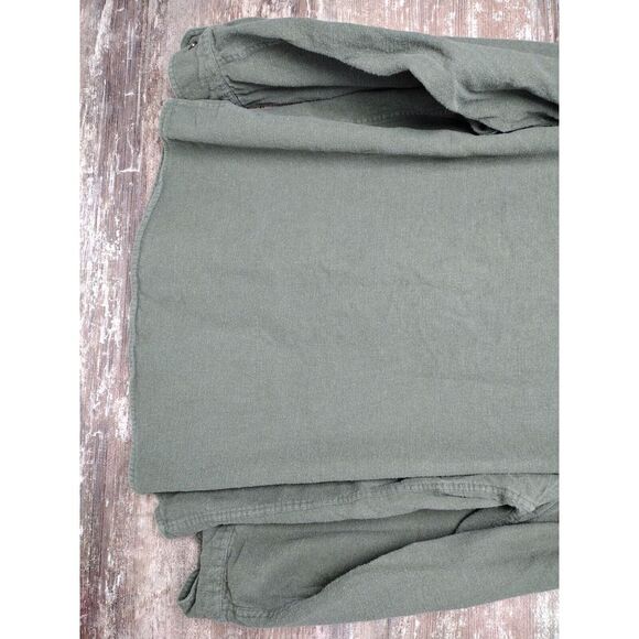 Red Head Flannel Style Shirt Jacket Men Sz XL Green Button Vintage RN 74747 - Picture 7 of 9